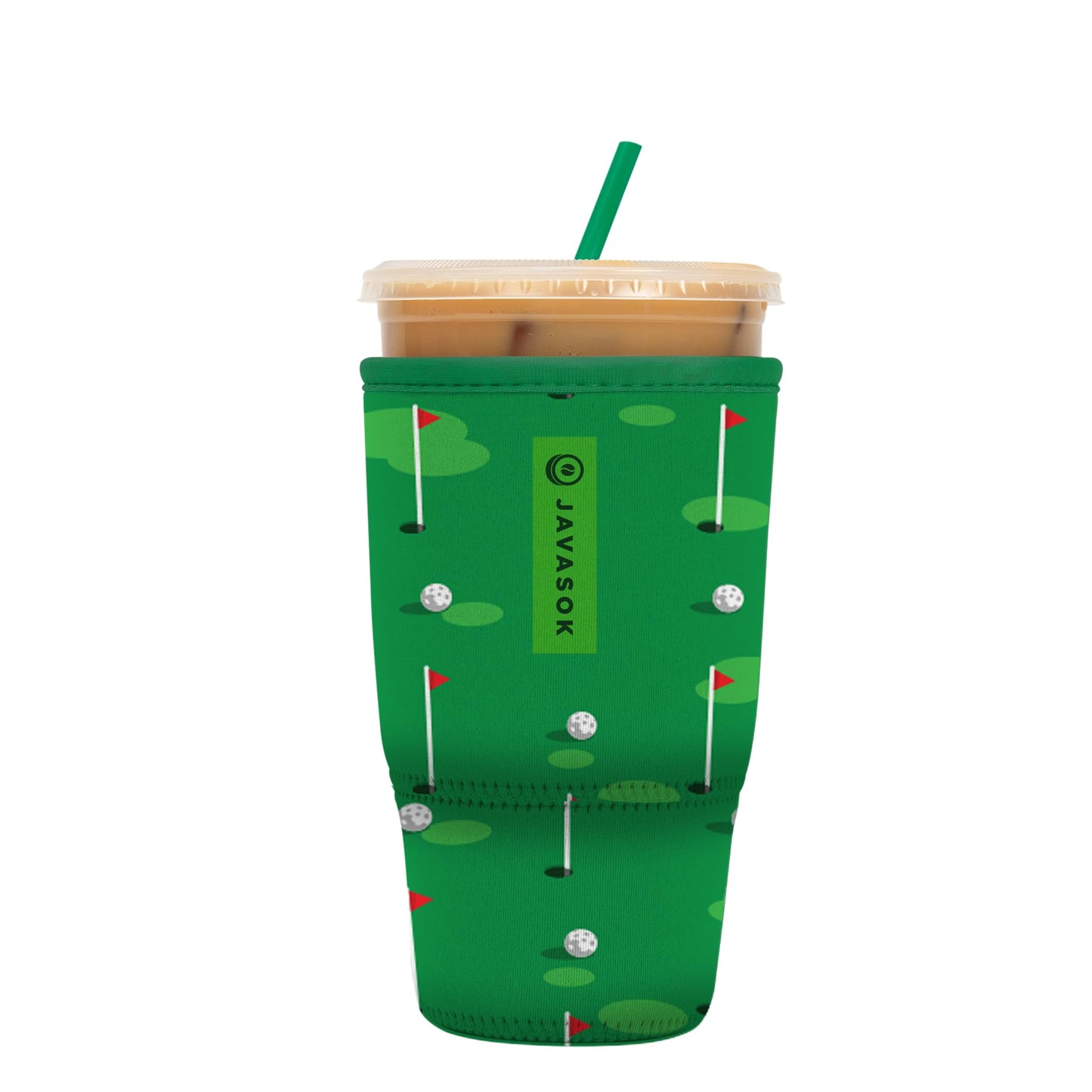 Sok Iced Coffee & Cold Soda Insulated Neoprene Cup Sleeve (Spring Bouquet, Small: 16-42oz)