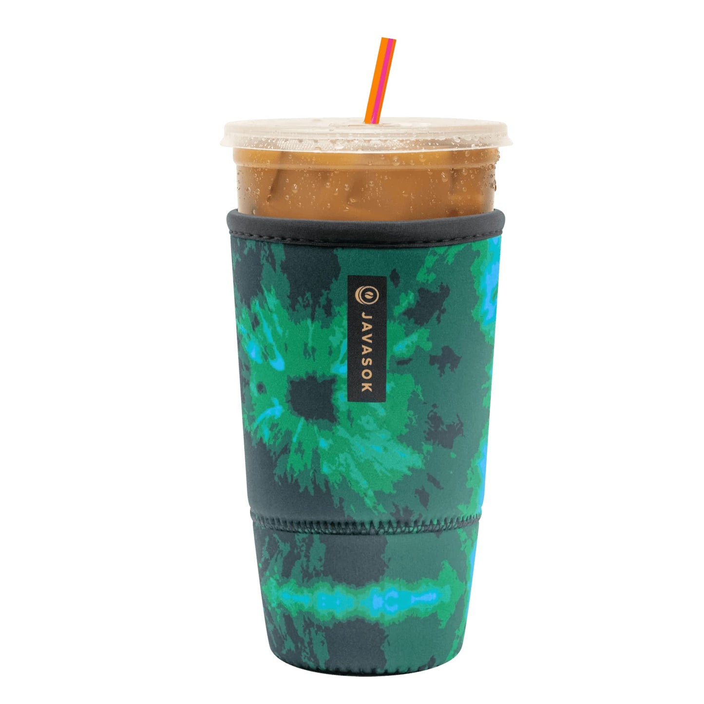 Sok Iced Coffee & Cold Soda Insulated Neoprene Cup Sleeve (Spring Bouquet, Small: 16-42oz)