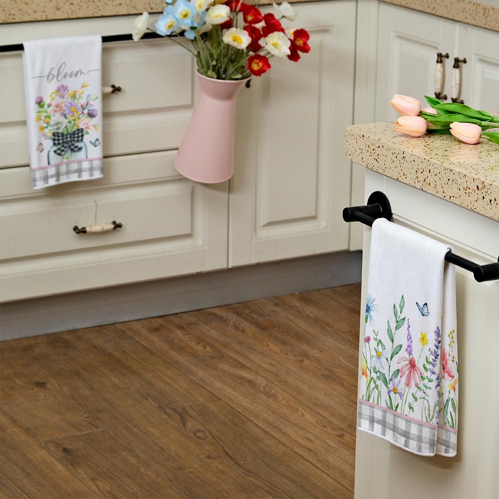 Tulip Spring Kitchen Towels Dish Towels Set of 2