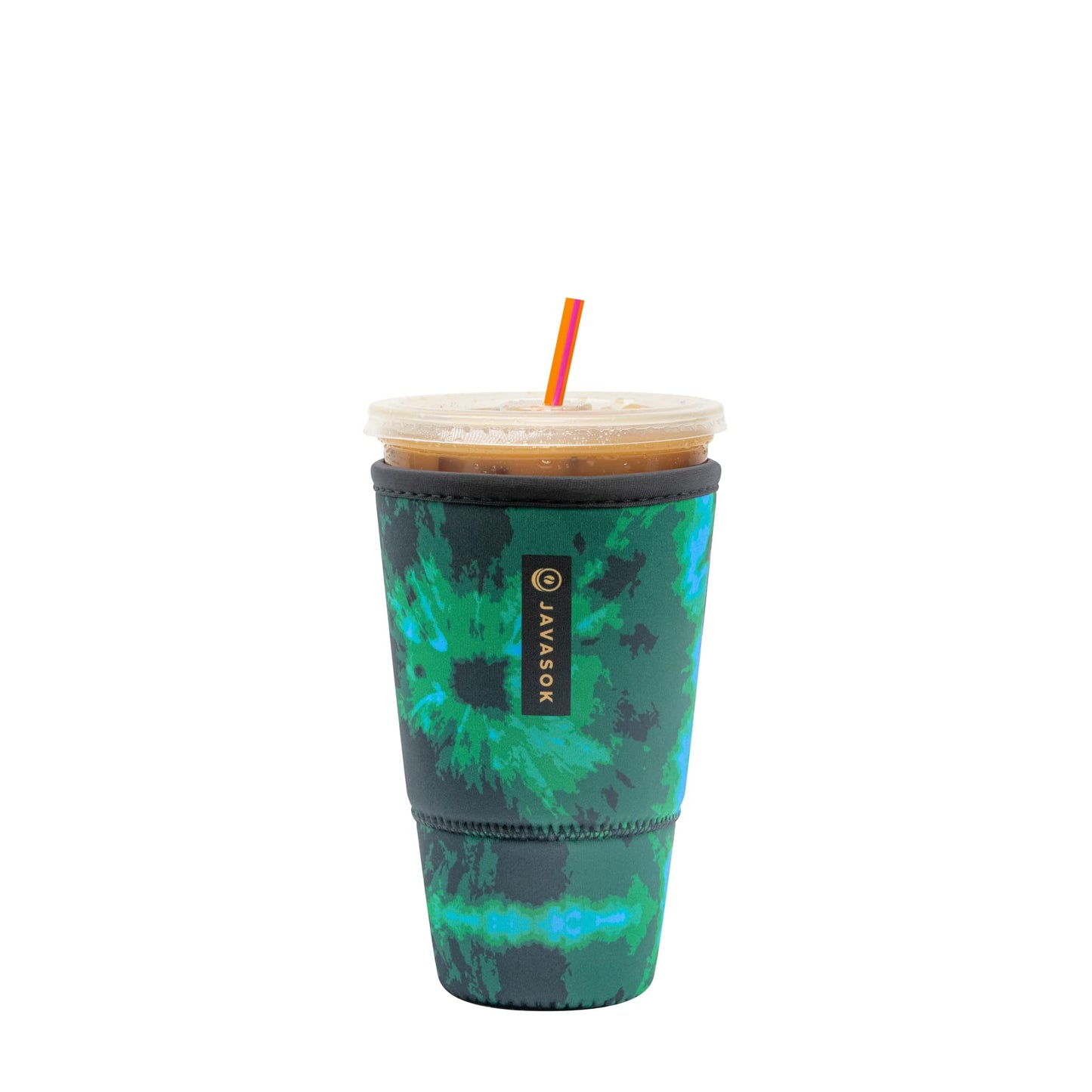 Sok Iced Coffee & Cold Soda Insulated Neoprene Cup Sleeve (Spring Bouquet, Small: 16-42oz)