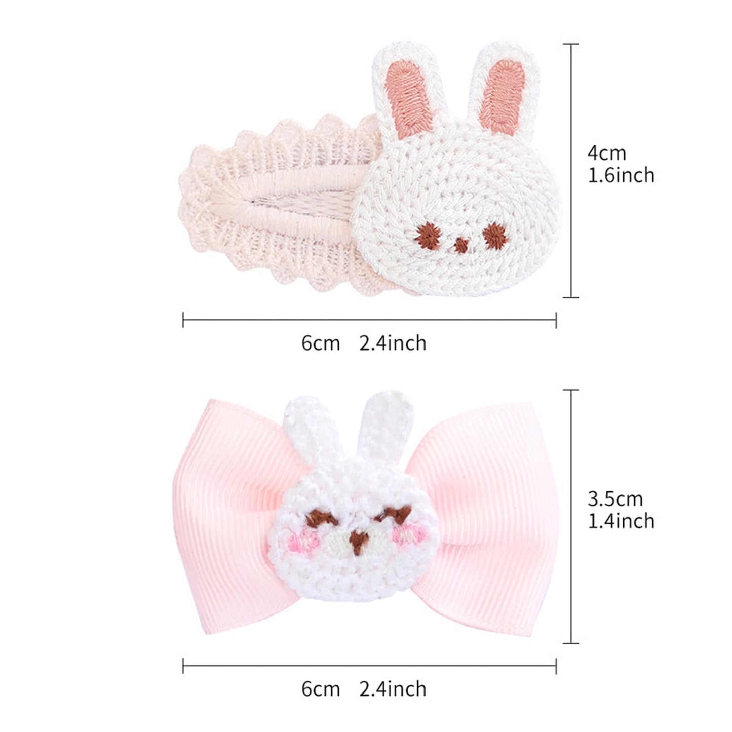 Easter Bunny Ears Easter hairpin Baby Girls