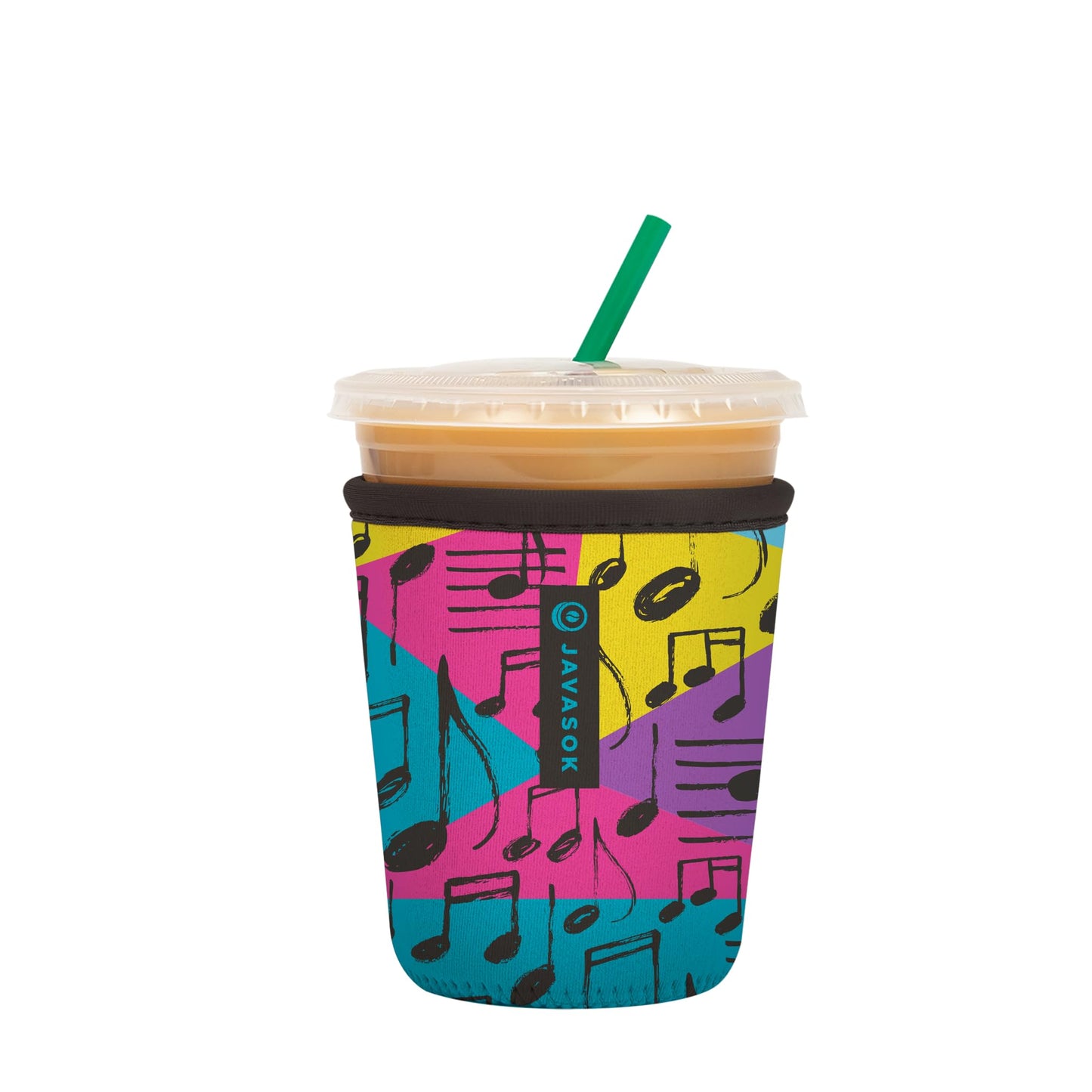 Sok Iced Coffee & Cold Soda Insulated Neoprene Cup Sleeve (Spring Bouquet, Small: 16-42oz)