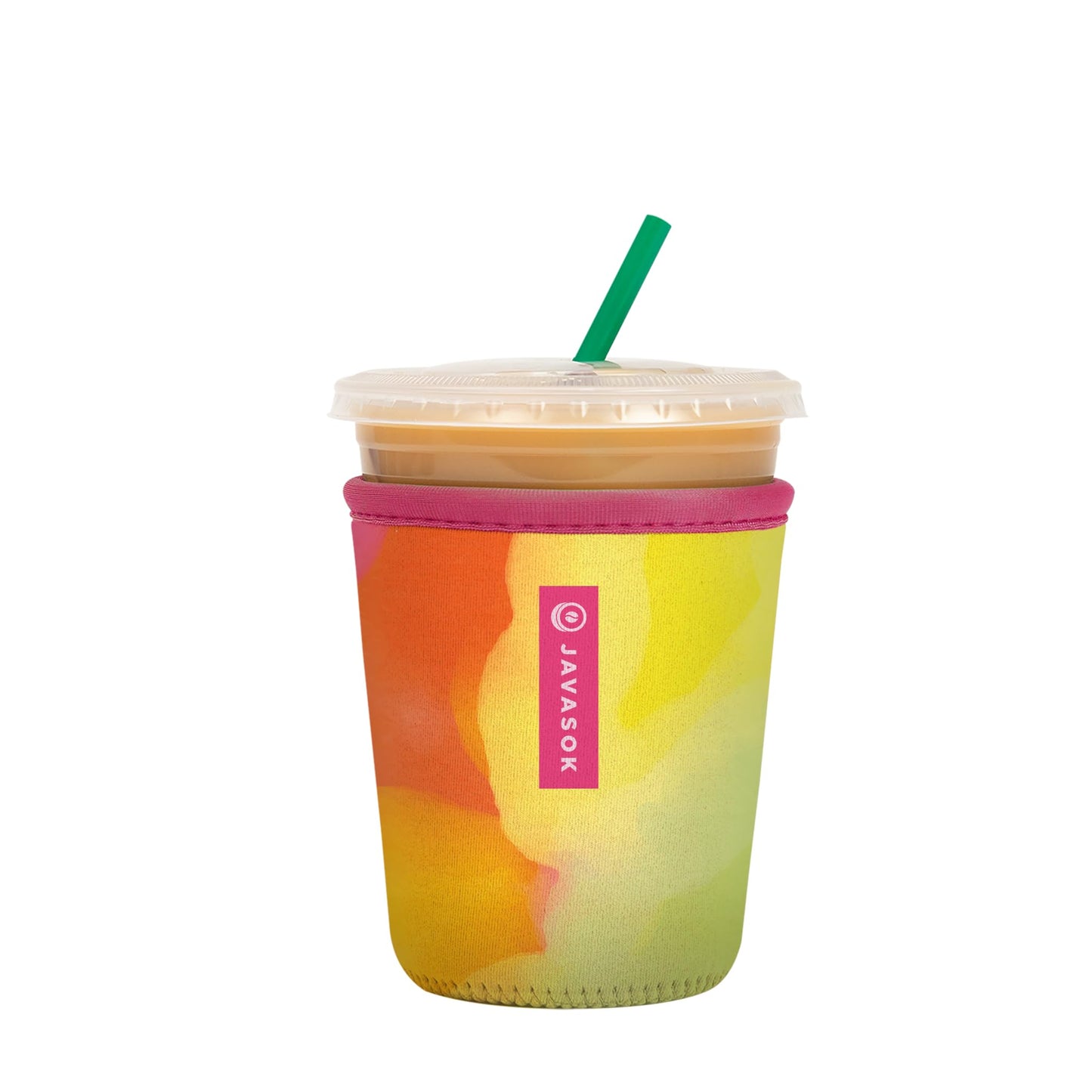 Sok Iced Coffee & Cold Soda Insulated Neoprene Cup Sleeve (Spring Bouquet, Small: 16-42oz)