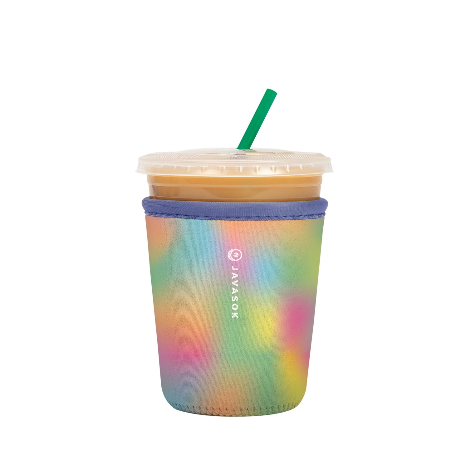 Sok Iced Coffee & Cold Soda Insulated Neoprene Cup Sleeve (Spring Bouquet, Small: 16-42oz)