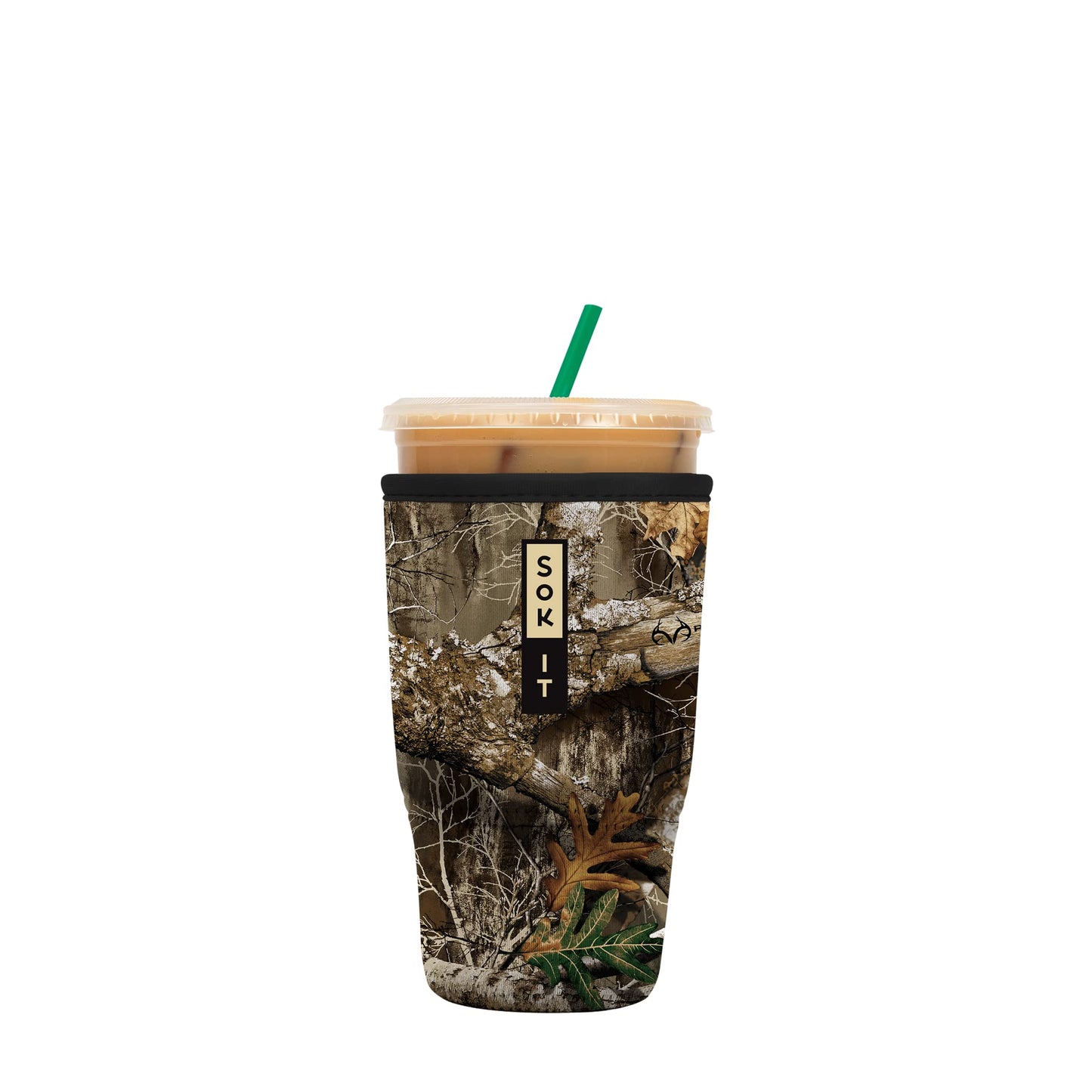 Sok Iced Coffee & Cold Soda Insulated Neoprene Cup Sleeve (Spring Bouquet, Small: 16-42oz)