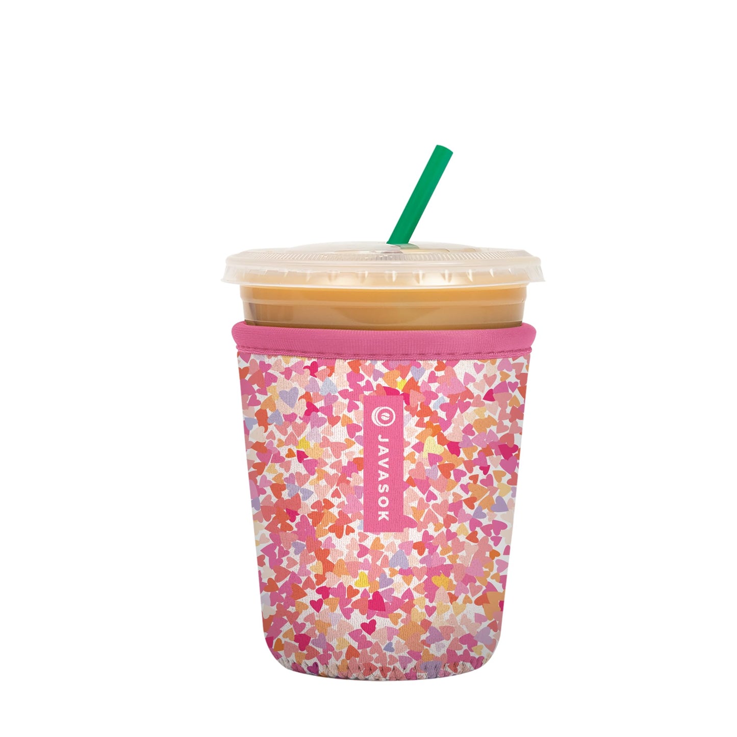 Sok Iced Coffee & Cold Soda Insulated Neoprene Cup Sleeve (Spring Bouquet, Small: 16-42oz)