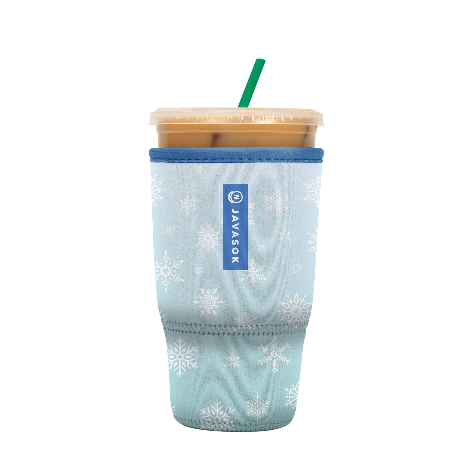 Sok Iced Coffee & Cold Soda Insulated Neoprene Cup Sleeve (Spring Bouquet, Small: 16-42oz)