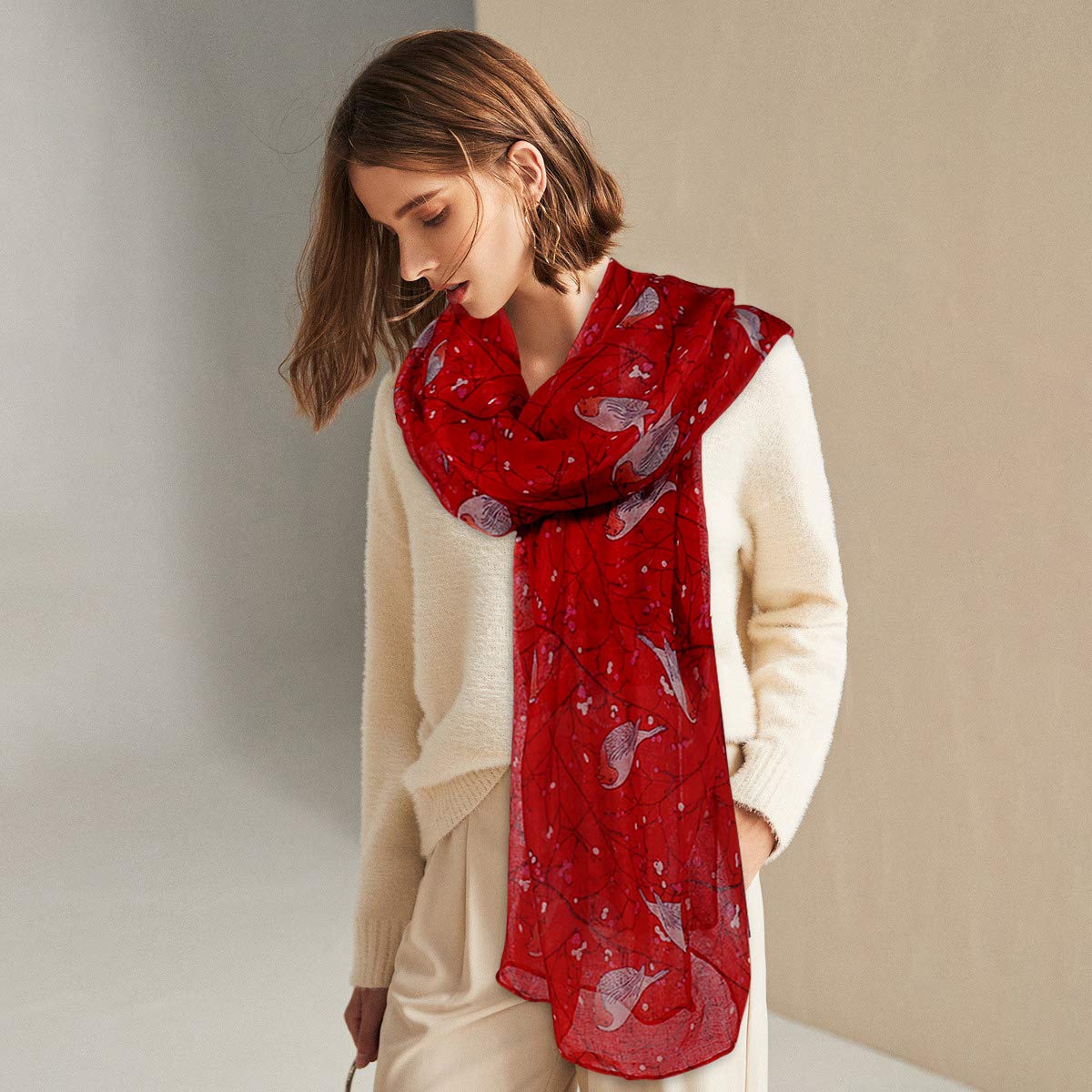 GERINLY  Lightweight Scarfs