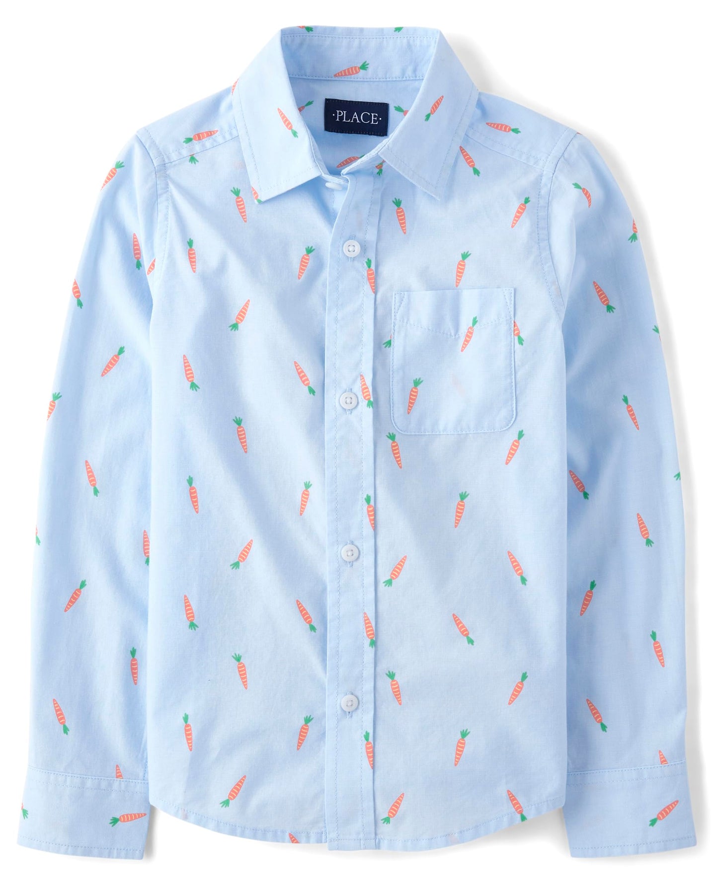 The Children's Place Boy's Long Sleeve Button Down Shirts