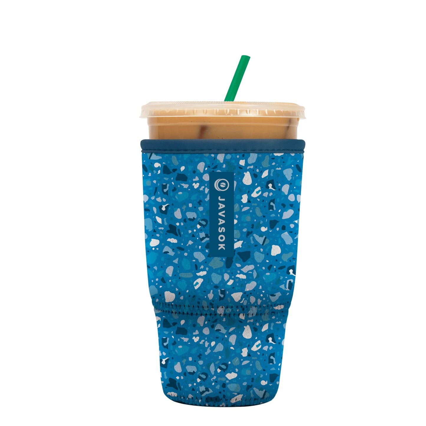 Sok Iced Coffee & Cold Soda Insulated Neoprene Cup Sleeve (Spring Bouquet, Small: 16-42oz)