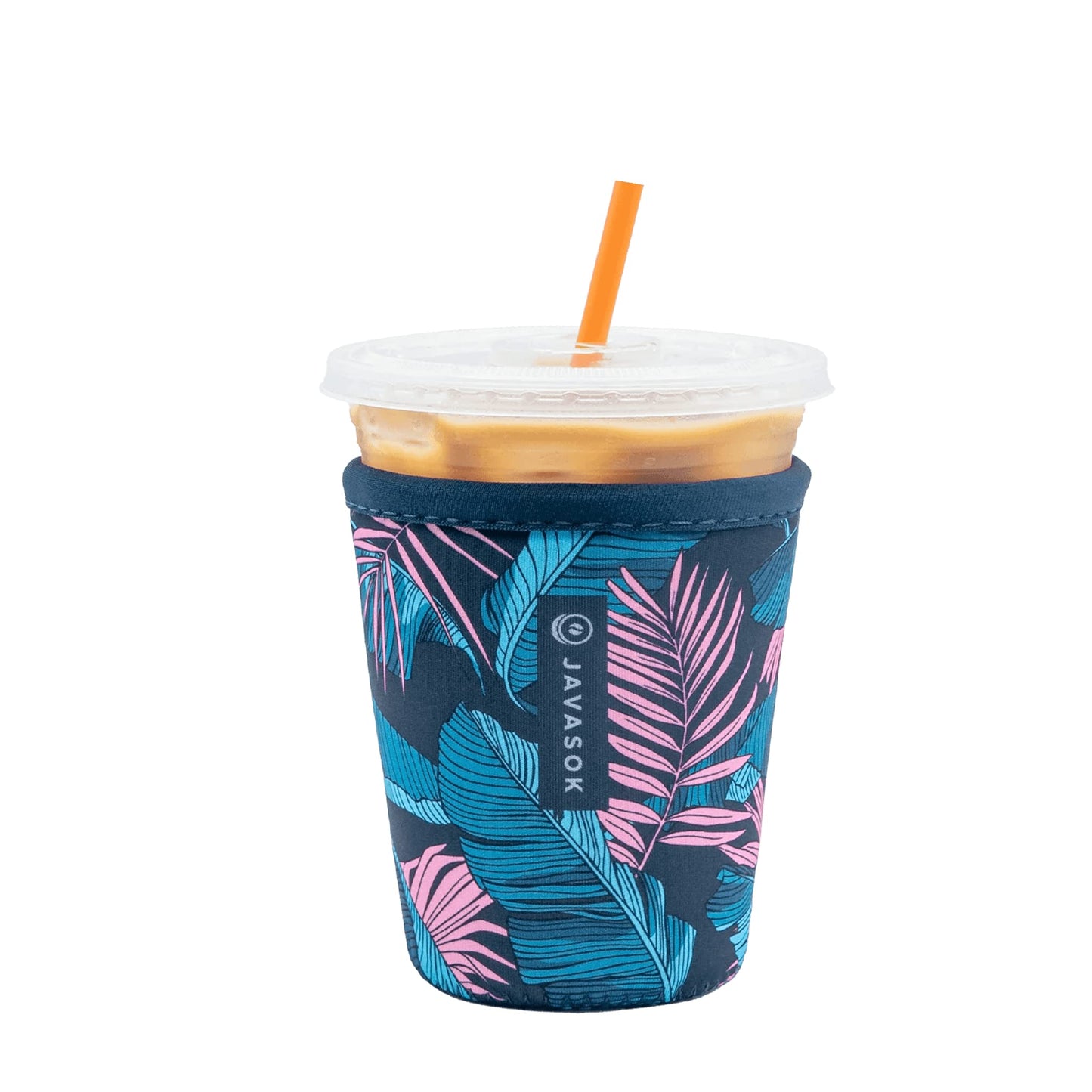 Sok Iced Coffee & Cold Soda Insulated Neoprene Cup Sleeve (Spring Bouquet, Small: 16-42oz)