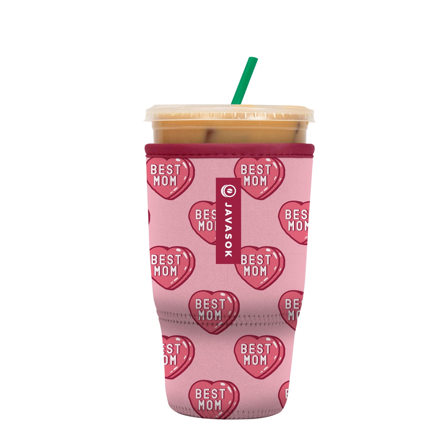 Sok Iced Coffee & Cold Soda Insulated Neoprene Cup Sleeve (Spring Bouquet, Small: 16-42oz)