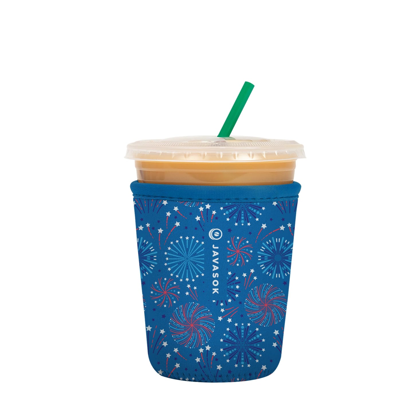 Sok Iced Coffee & Cold Soda Insulated Neoprene Cup Sleeve (Spring Bouquet, Small: 16-42oz)