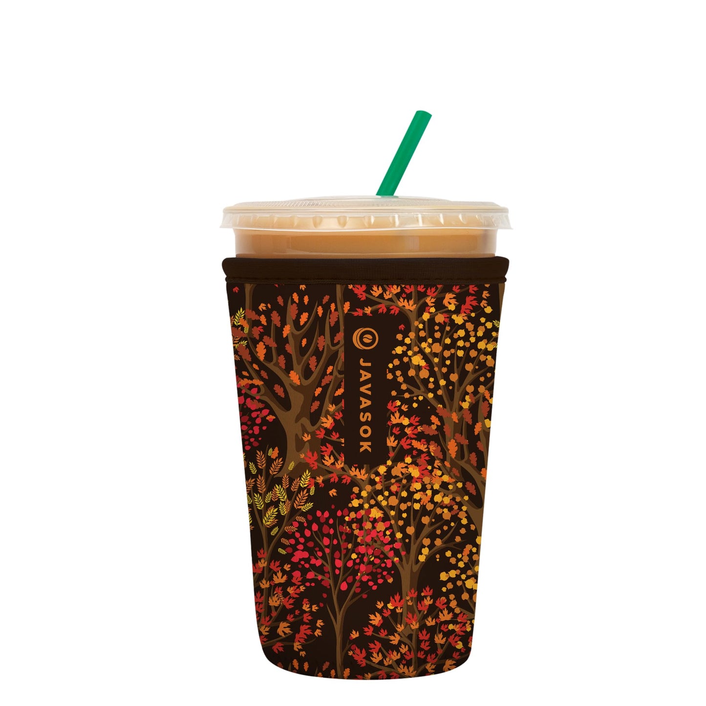 Sok Iced Coffee & Cold Soda Insulated Neoprene Cup Sleeve (Spring Bouquet, Small: 16-42oz)