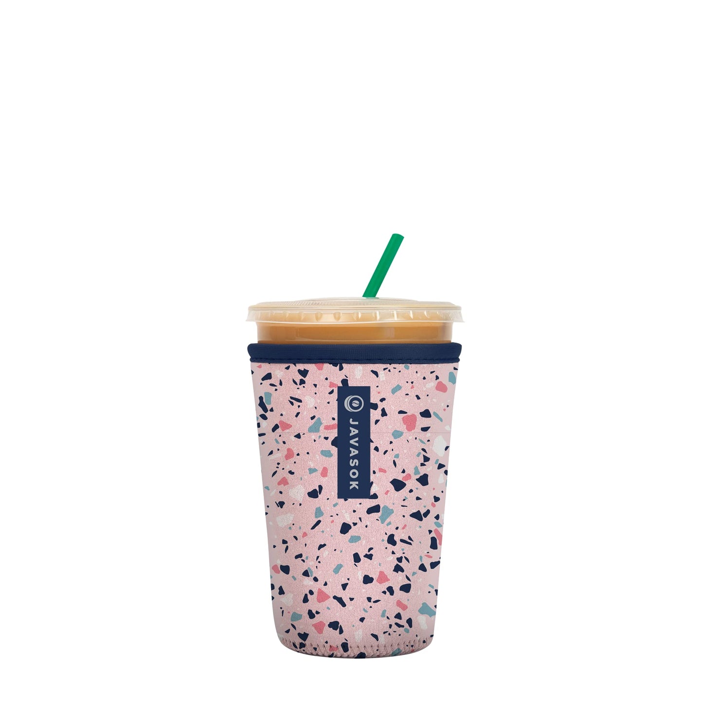 Sok Iced Coffee & Cold Soda Insulated Neoprene Cup Sleeve (Spring Bouquet, Small: 16-42oz)