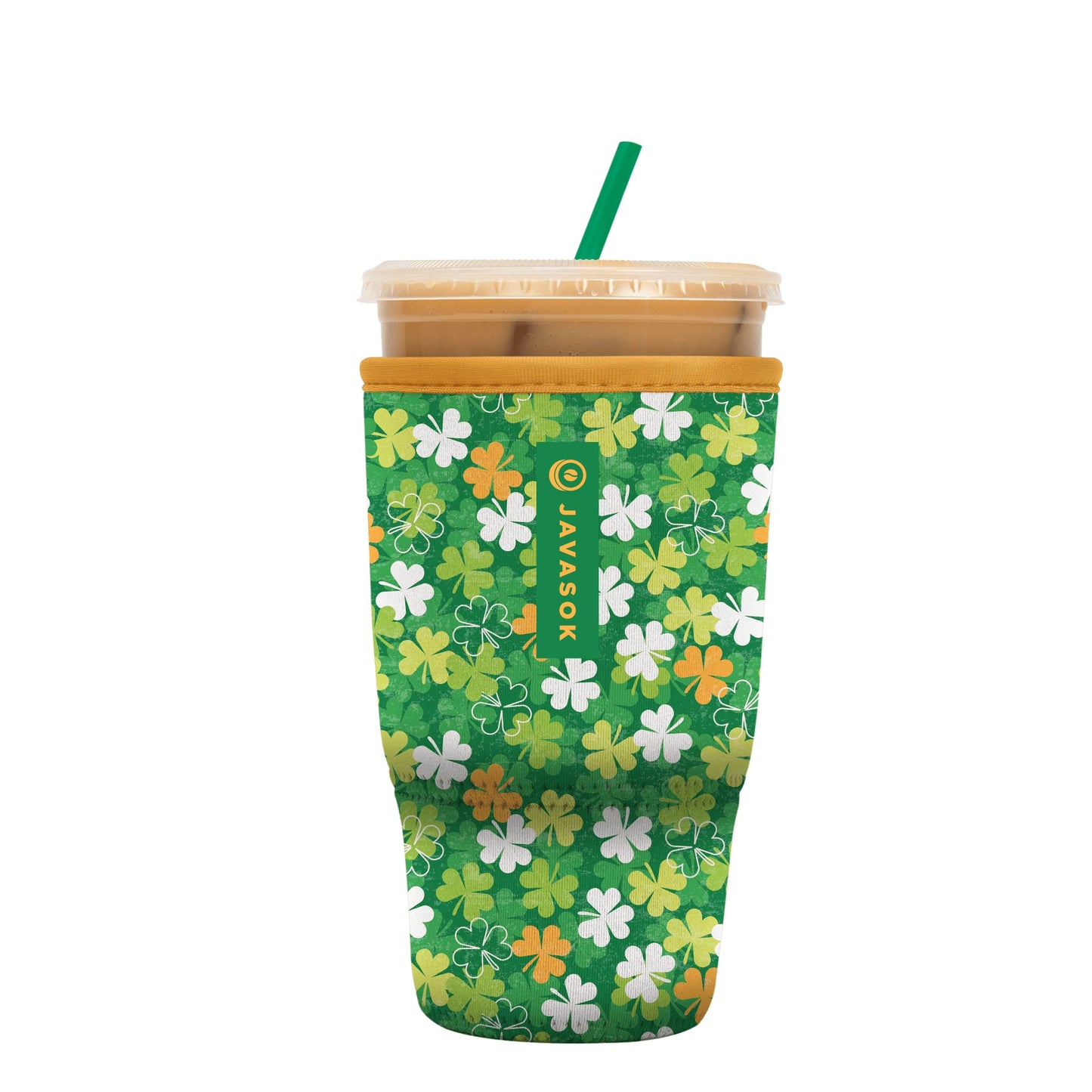 Sok Iced Coffee & Cold Soda Insulated Neoprene Cup Sleeve (Spring Bouquet, Small: 16-42oz)