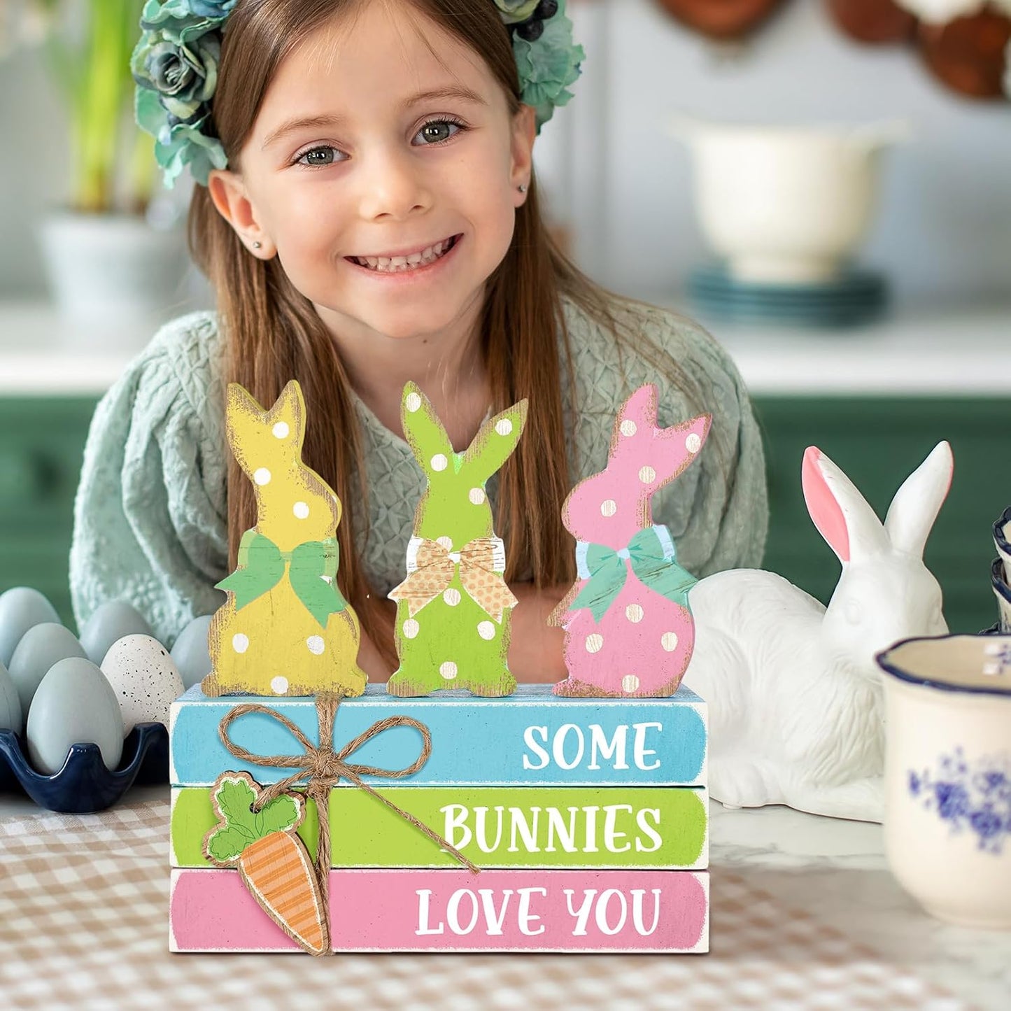 4 Pcs Easter Table Decor