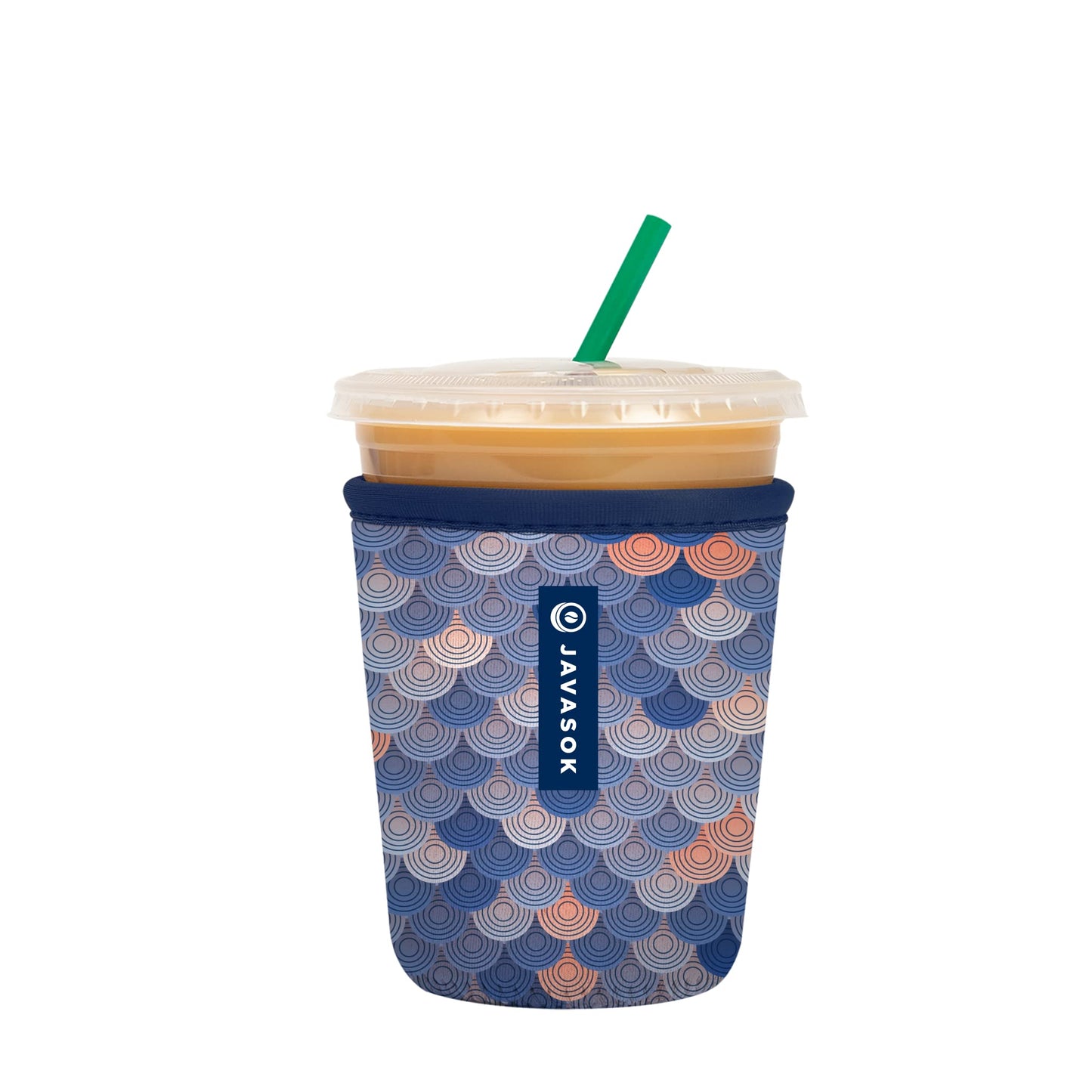 Sok Iced Coffee & Cold Soda Insulated Neoprene Cup Sleeve (Spring Bouquet, Small: 16-42oz)