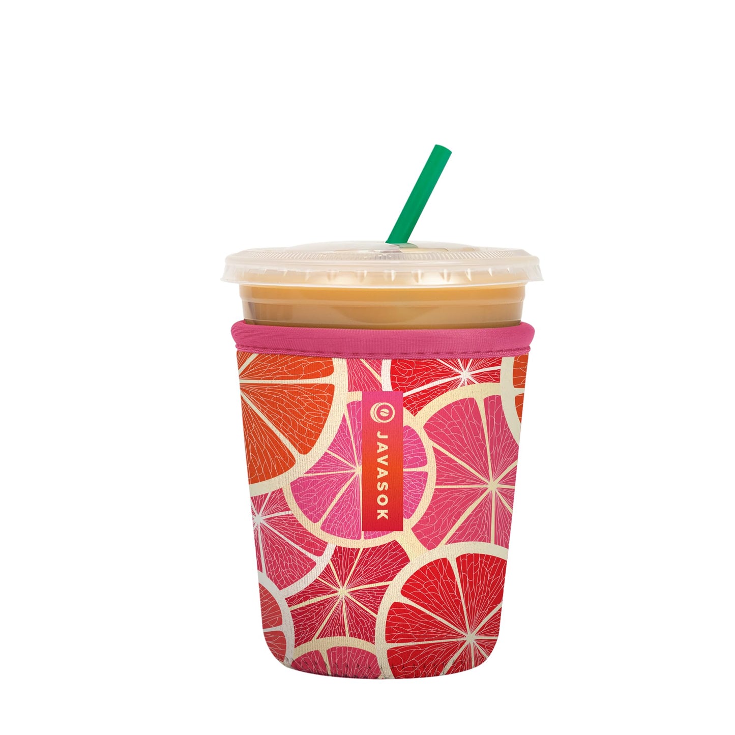 Sok Iced Coffee & Cold Soda Insulated Neoprene Cup Sleeve (Spring Bouquet, Small: 16-42oz)