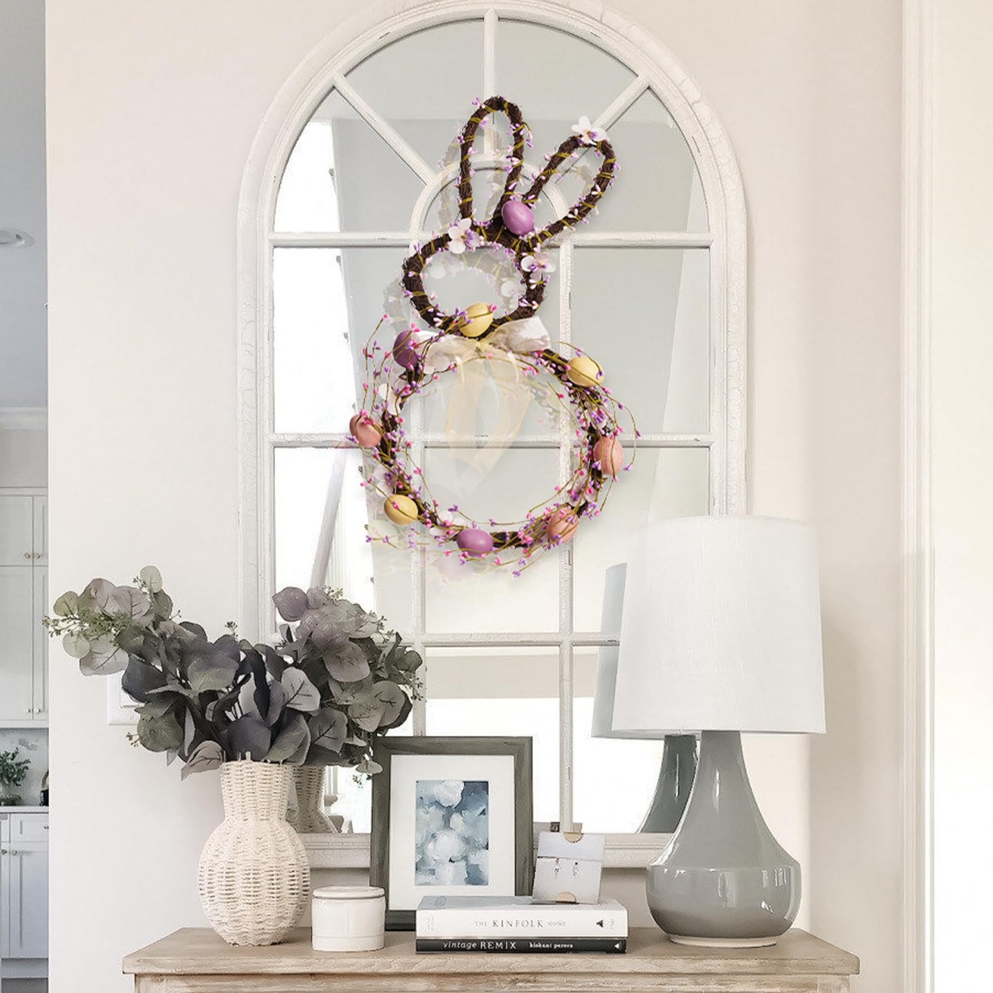 Easter Bunny Spring Wreath