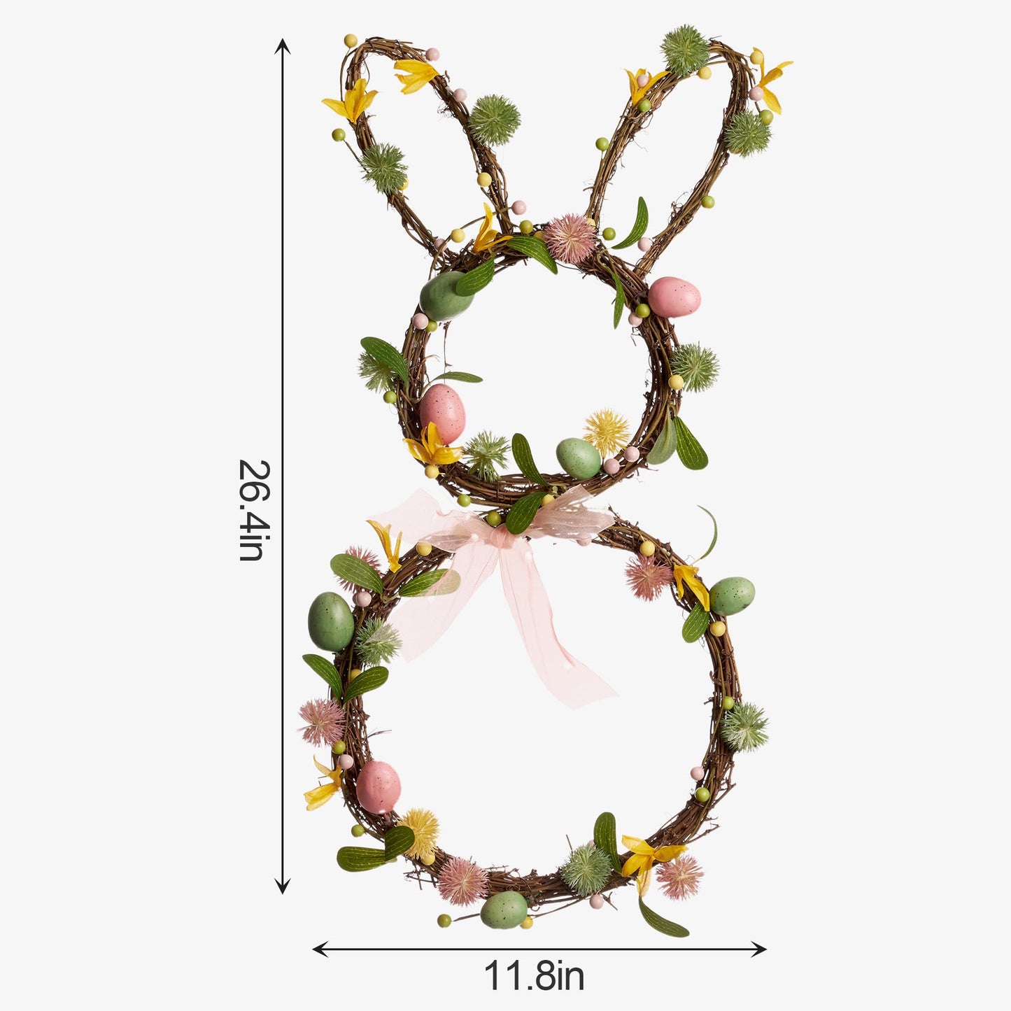 Easter Bunny Spring Wreath