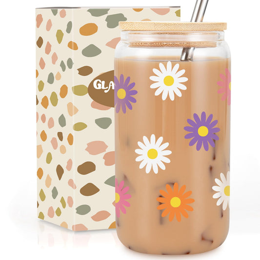 GSPY Daisy Iced Coffee Cup