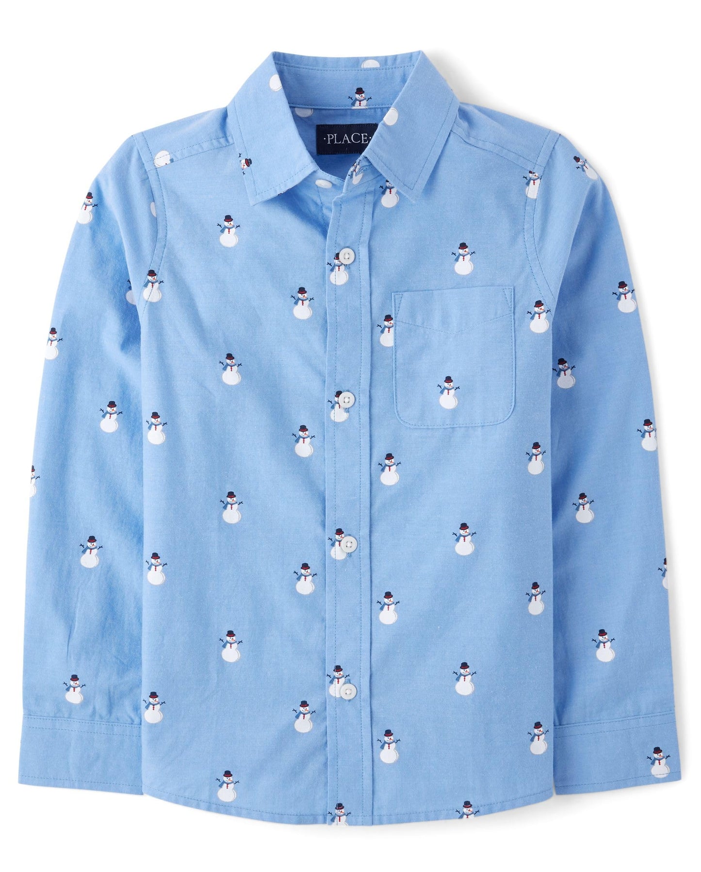 The Children's Place Boy's Long Sleeve Button Down Shirts