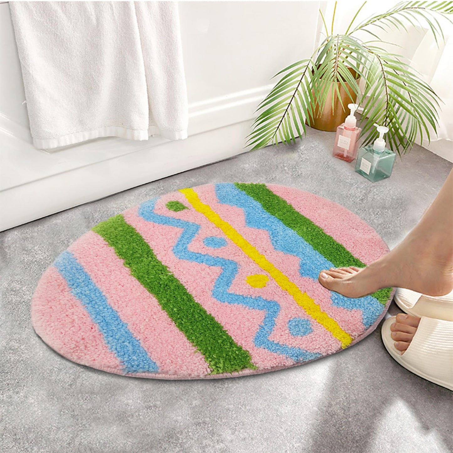 Easter Egg Bathroom Rugs