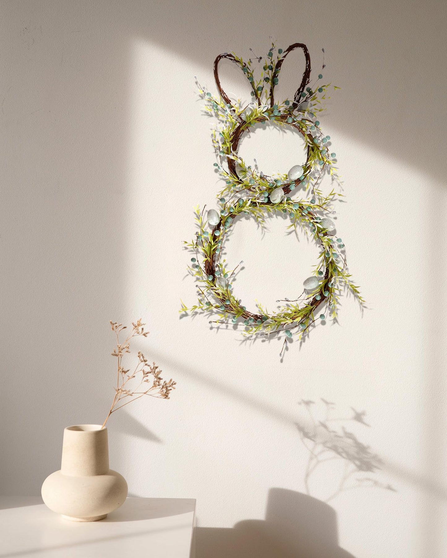 Easter Bunny Spring Wreath