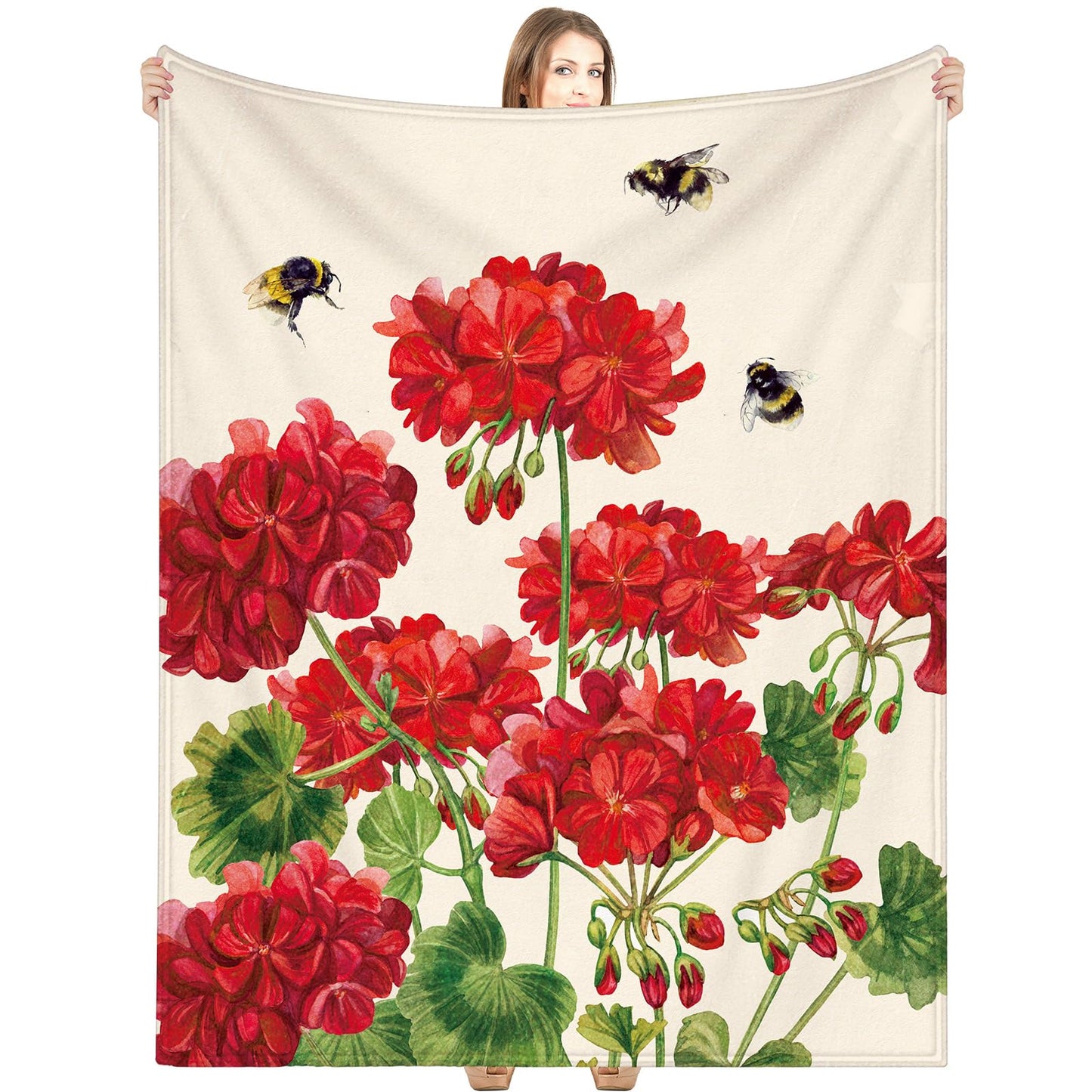 Tulip Blanket Throw Blanket 50 x 60 Inch