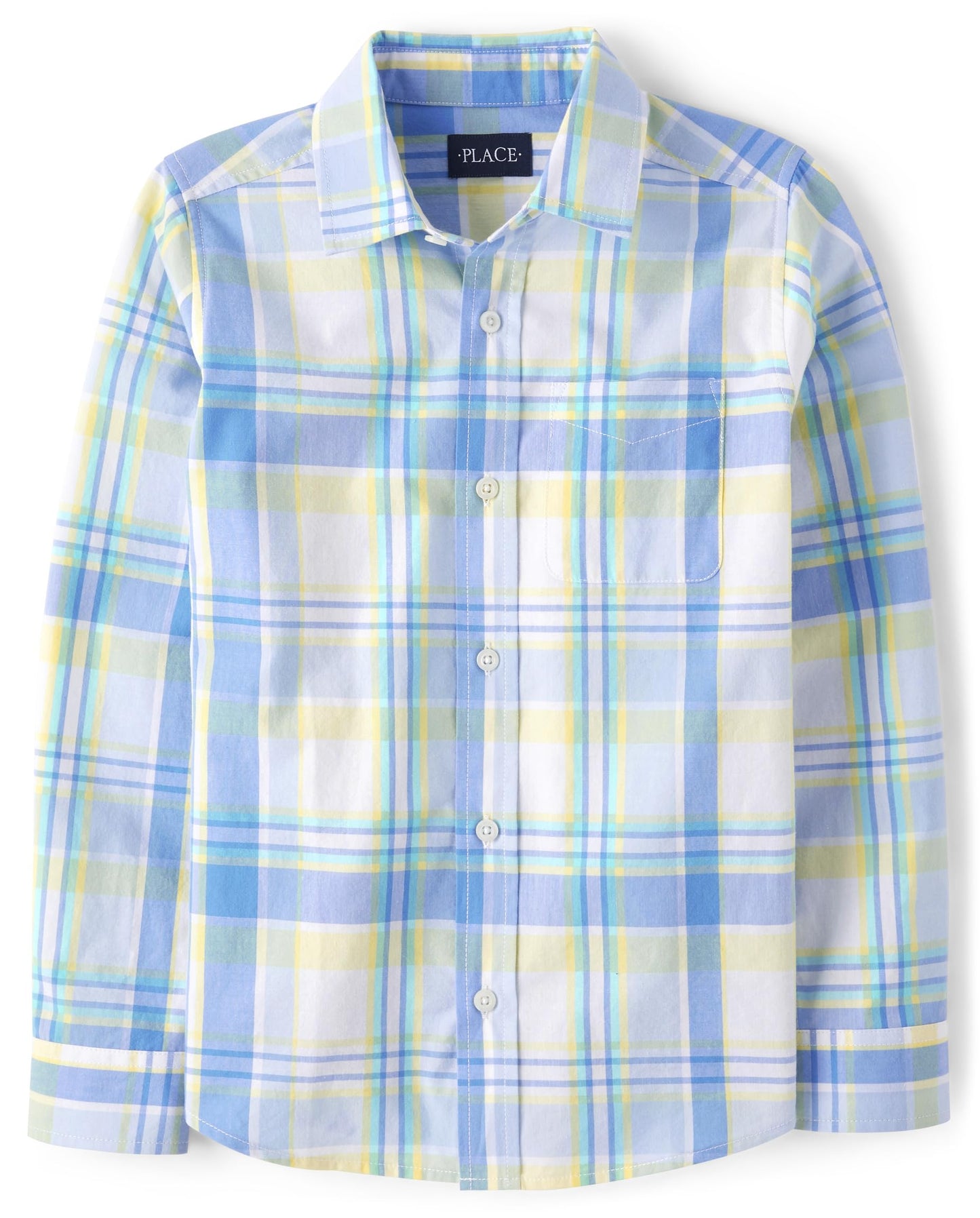 The Children's Place Boy's Long Sleeve Button Down Shirts