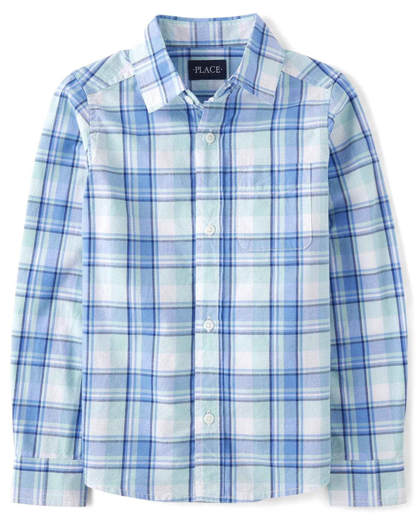 The Children's Place Boy's Long Sleeve Button Down Shirts