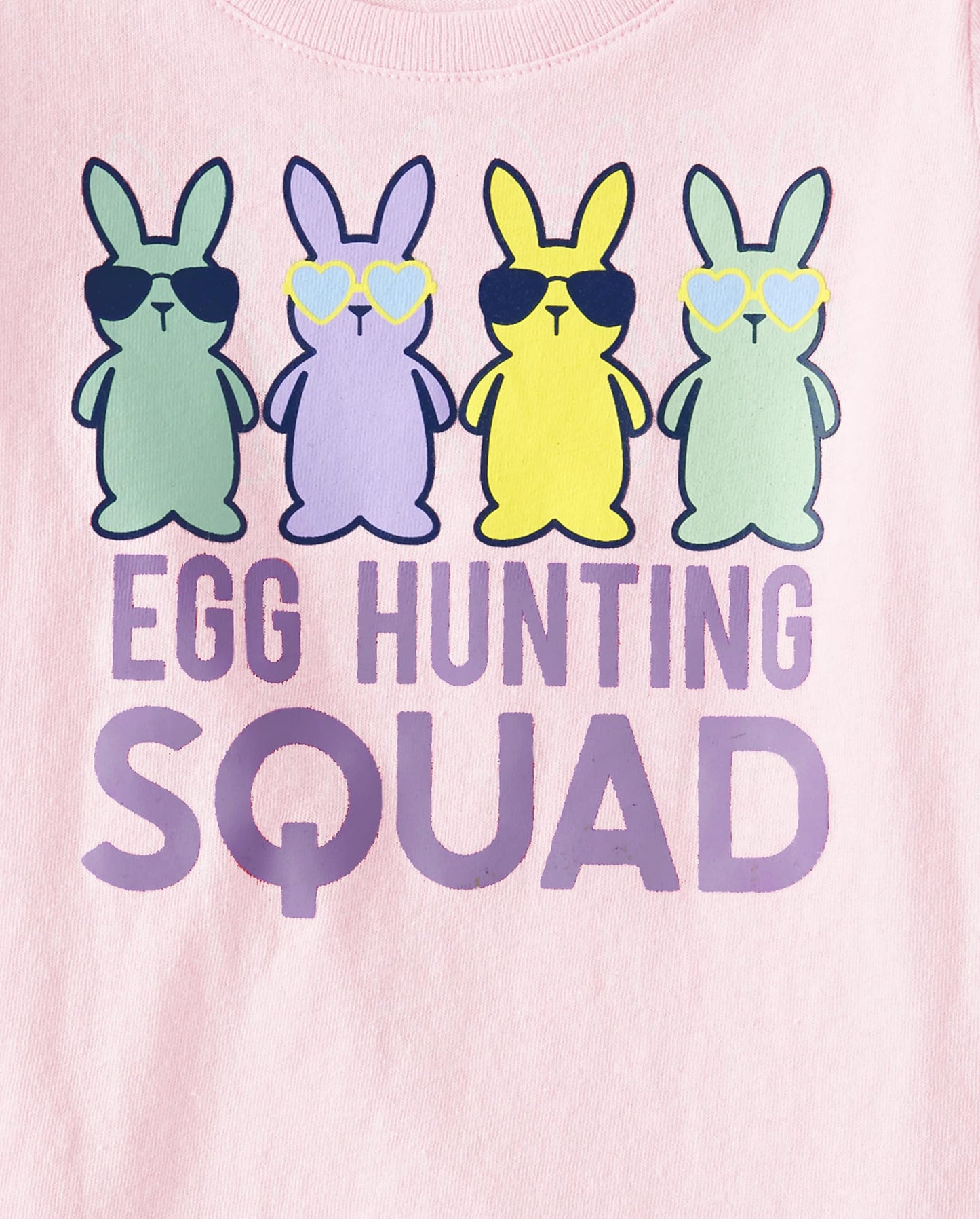 The Children's Place Baby Girls' Egg Hunting Squad Graphic Short Sleeve Tee