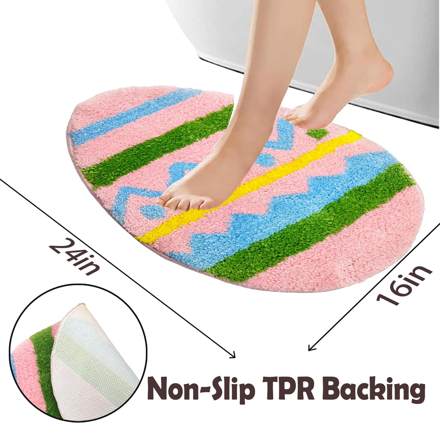 Easter Egg Bathroom Rugs