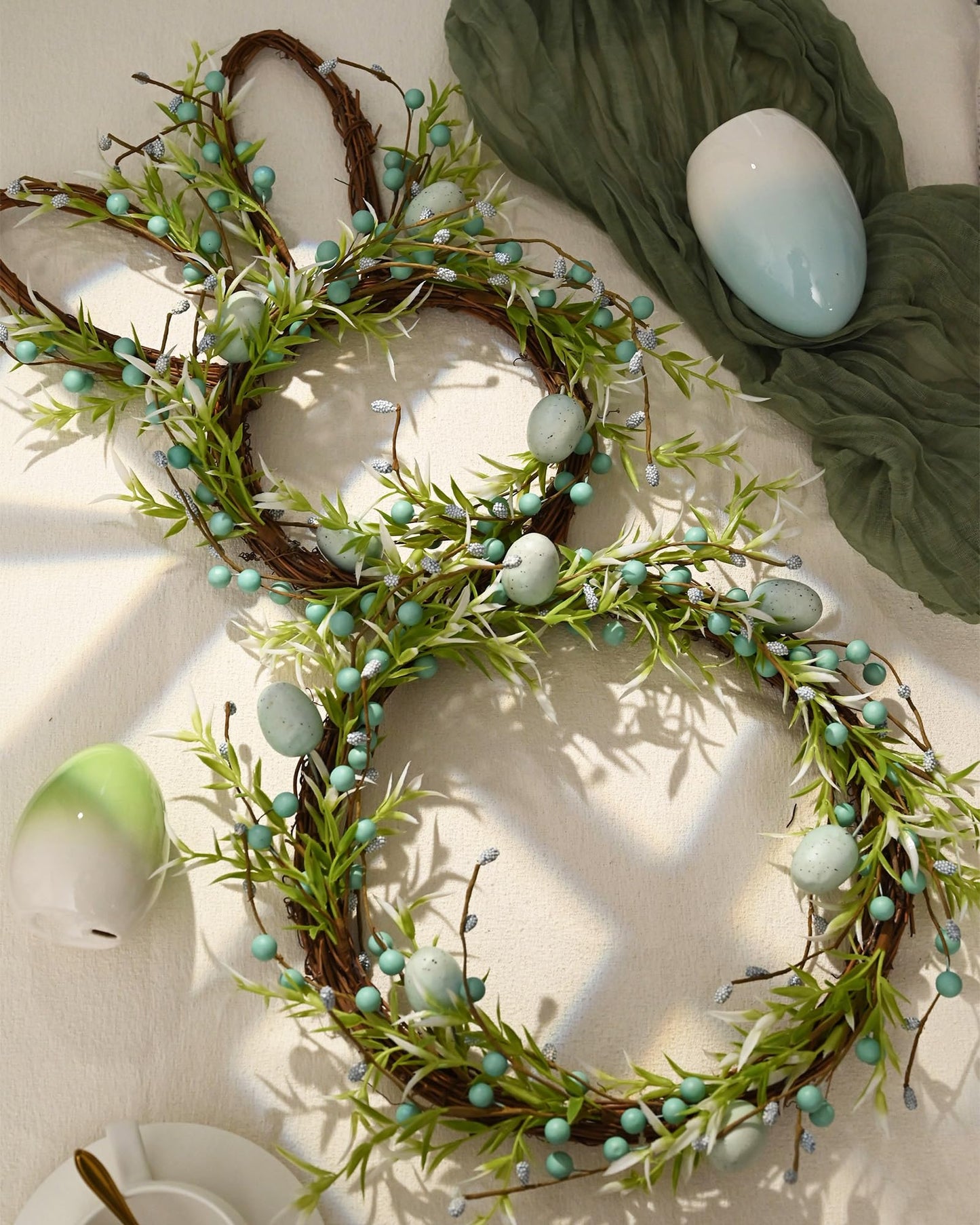 Easter Bunny Spring Wreath